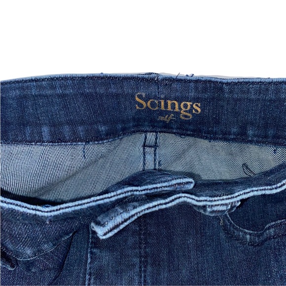 Soft Surroundings Women’s Ankled Zipper Dark Blue Jeans, Size Petite Extra Small - Picture 13 of 13